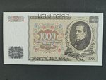 1000 Kč 25.5.1934, série M, 1x perf. SPECIMEN