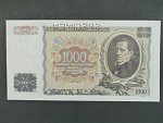 1000 Kč 25.5.1934, série L, 1x perf. SPECIMEN