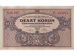 10 Kč 2.1.1927, serie N