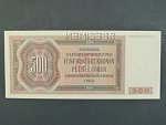 500 K 24.2.1942, I. vydání, série F, perf. SPECIMEN
