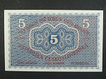 5 Kč 15. 4. 1919 série 0141