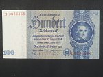 Německo, 100 RM 1935 série D, válečné vydání