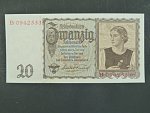 Německo, 20 RM 1939 série B