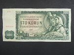 100 Kčs 1961 série G 84, číslovač 1c