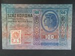 100 K 1912, kolkovaná, světle modrá