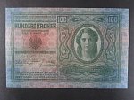 100 K 1912, kolkovaná, světle modrá