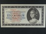 100 Kčs 1945 série B 31, perf. 3md