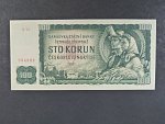 100 Kčs 1961 série X 15, číslovač 1c, vodoznak 13