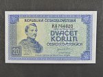 20 Kčs 1945 série KA