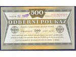 500 TKčs 1989 s raz. IV.1992 , německý číslovač