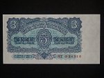 3 Kčs 1953 série HT, tiskárna STC Praha