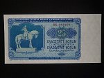 25 Kčs 1953 série BB tmavě modrá, tiskárna Goznak Moskva