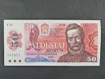 50 Kčs 1987 s. F 16 bez podtisku 