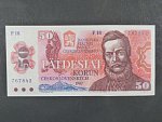 50 Kčs 1987 s. F 18 bez podtisku 