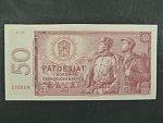50 Kčs 1964 s. G 12 - úzký typ číslovače