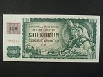 100 Kč 1961 s. P 78, kolek, Baj. CZ 1c, Pi. 1