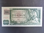 100 Kč 1961 s. G 82 II.vydání, kolek