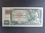 100 Kč 1961 s. G 83 II.vydání, kolek