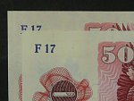 50 Kčs 1987 s. F 17 bez podtisku 