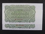 5 Kčs 1953, série AR, tiskárna Goznak Moskva, 2 ks, 1x výrazný posun číslovače doleva