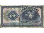 1000 Kč 15.4.1919, serie E, perf. 1x SPECIMEN