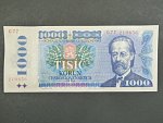 1000 Kčs 1985 s. C 77, sériové čísla dál od sebe