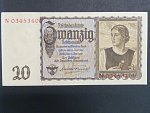 Německo, 20 RM 1939 série N