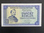 20 Kčs 1945 série HG