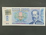 1000 Kč 1985 s. C 82, kolek lepený, Baj. CZ 3a, Pi. 3