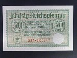 vydání pro obsazené území 1939-45, 50 Reichspfennig b.d., Ros. ZWK-1a