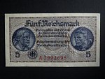 vydání pro obsazené území 1939-45, 5 Reichsmark série A, Ros. ZWK-4a