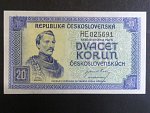 20 Kčs 1945 série HE