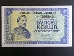 20 Kčs 1945 série HG