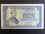 20 Kčs 1945 série LN