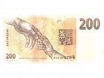 200 Kč 1993 s. A proužek REPUBLIQUE DU ZAIRE, Baj. CZ 6c, Pi. 6x