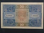 20 Kč 15.4.1919, serie P 022