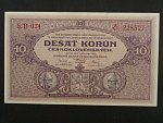 10 Kčs 2.1.1927 série B 034