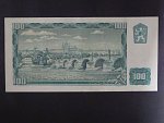 100 Kč 1961 s. B 40, kolek, vodoznaková výztuž na líci