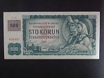 100 Kč 1961 s. C 76, kolek, vodoznaková výztuž na líci
