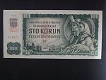 100 Sk/Kčs 1961 s. M 16, kolkovaná, Baj. SK 3e2, Pi. 17