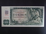 100 Sk/Kčs 1961 s. G 61, II.vydání, kolkovaná, Baj. SK 3e1, Pi. 17