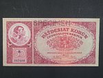 50 Kč 1.10.1929 série Ib, perf. SPECIMEN