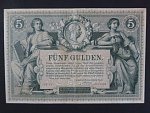 5 Gulden 1.1.1881 série Cd 32, Ri. 144