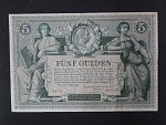 5 Gulden 1.1.1881 série Pd 18, Ri. 144