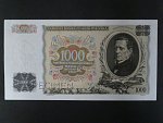 1000 Ks 25.5.1934 s přetiskem, série C, 2x perf. SPECIMEN