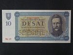 10 Ks 20.7.1943 serie Mä 19, 1x perf. SPECIMEN, anulát, Ba. 54