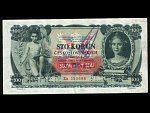 100 Ks 10.1.1931 s přetiskem, série Za, 2x perf. SPECIMEN, skrt perem