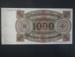 Německo, 1000 RM 1924 série A, podtiskové písmeno R