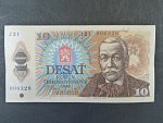 10 Kčs 1986 s. J 21