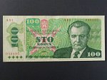 100 Kčs 1989 s. A 51, vzácně se vyskytující vysoká série